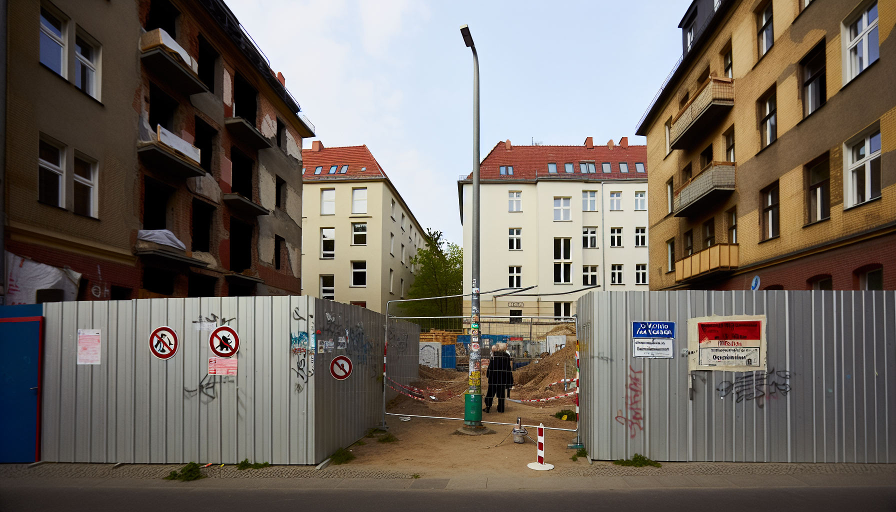 Berlin-Pankow'da Mülteci Yurdu İnşaatı Durdu