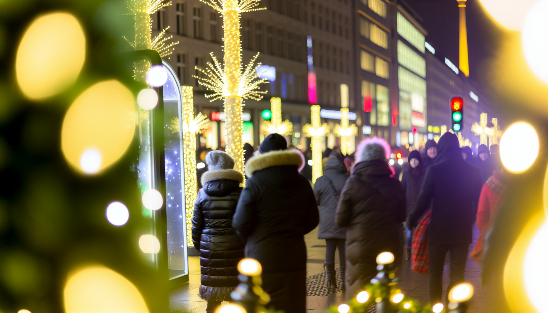 Weihnachtslichter am Kurfürstendamm am 24. November