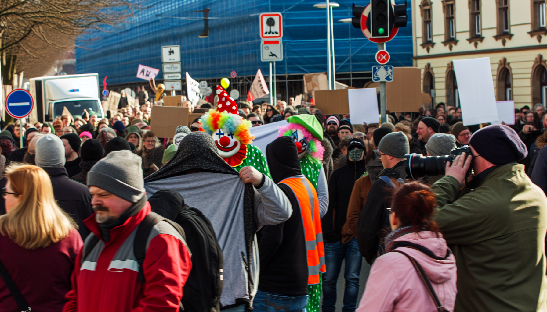 Gießen'de AfD Gençliği Kuruluşuna Karşı Büyük Protesto