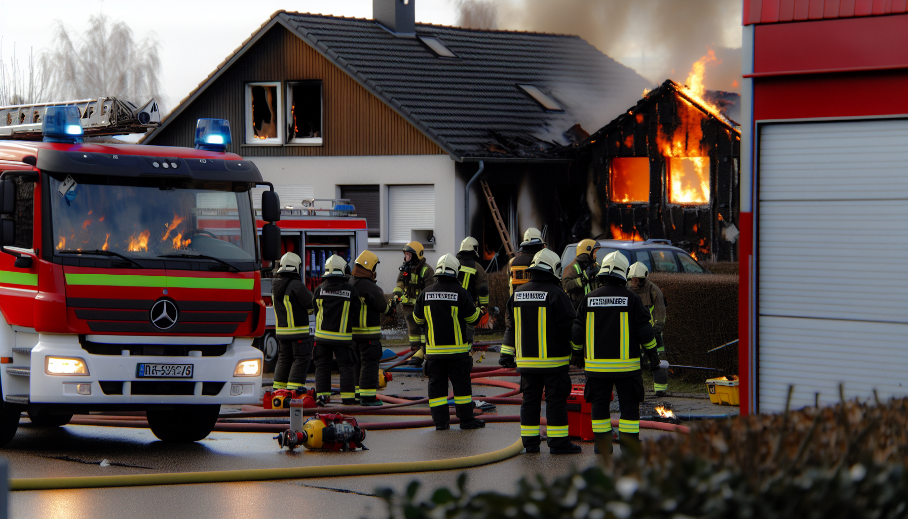 Berlin-Mahlsdorf'da yangında 7 yaşındaki çocuk hayatını kaybetti