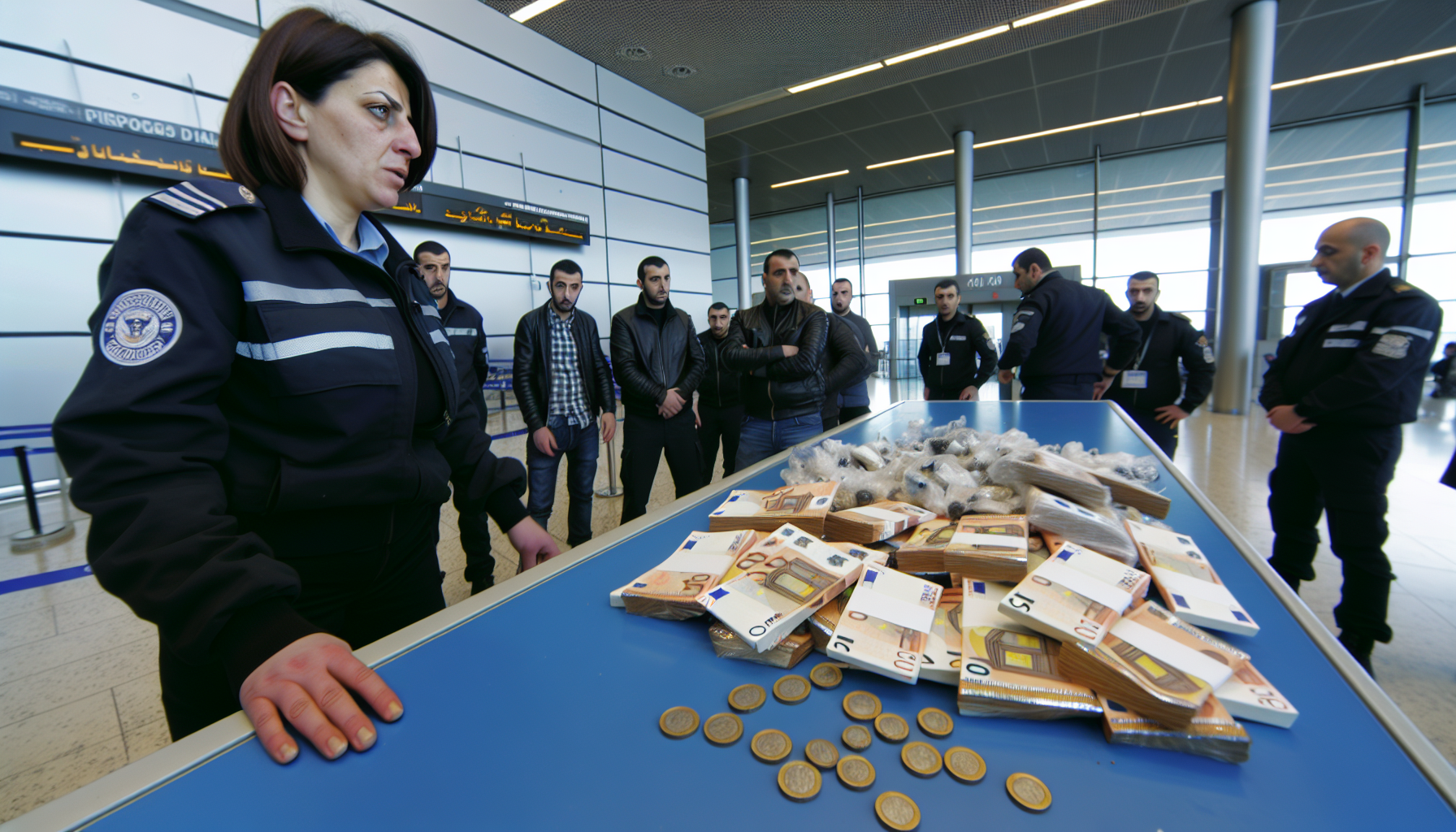 Berlin Havalimanı'nda Gümrük Memurlarından Büyük Sigara Yakalamaları