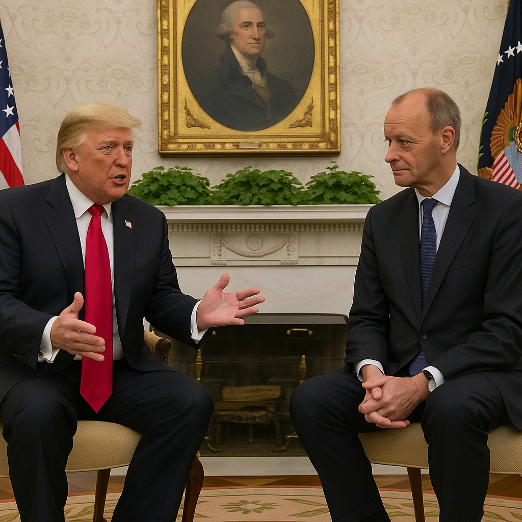 Merz-Trump Oval Ofis Görüşmesi