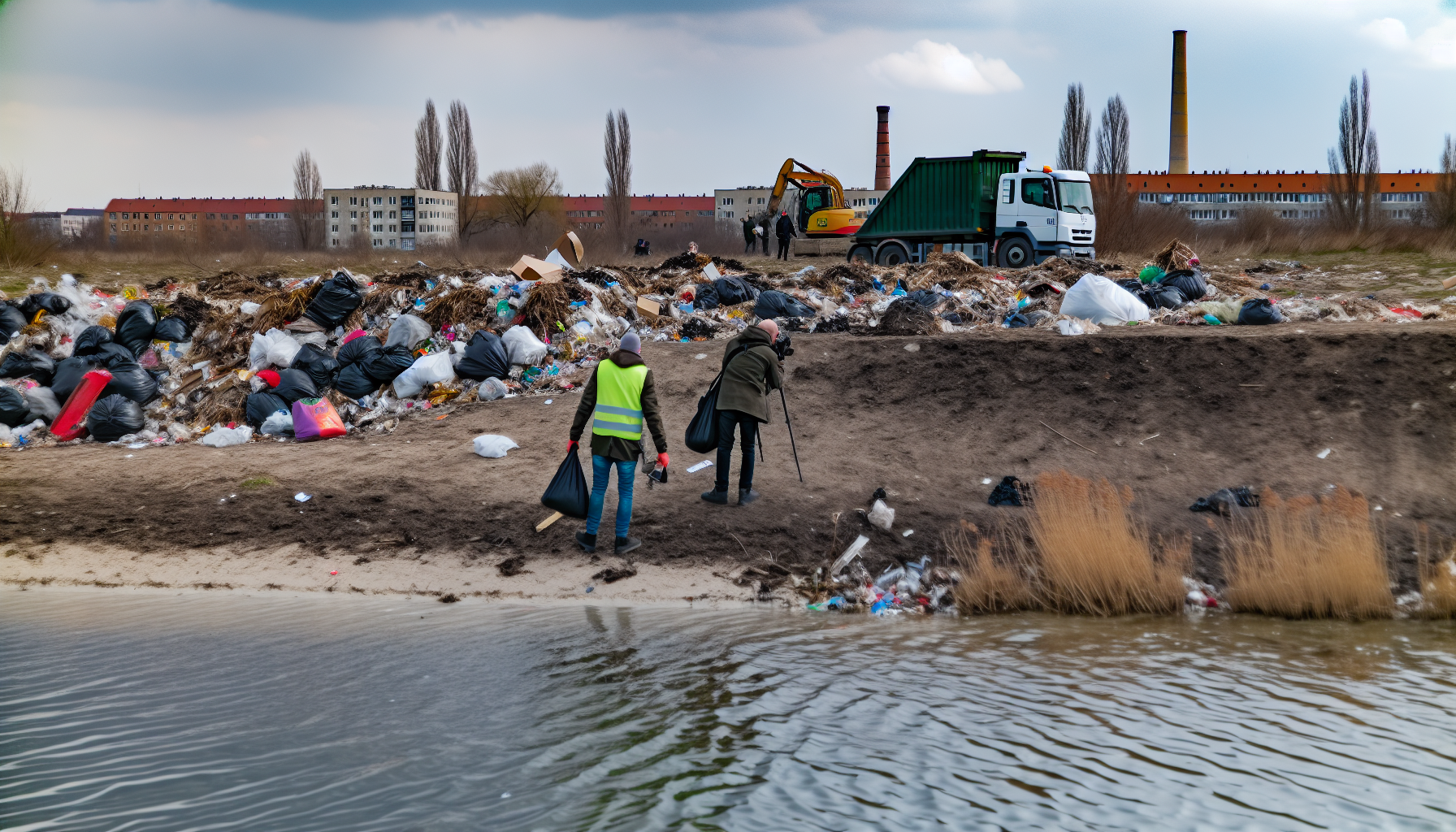 Berlin'de çevre kirliliği: Schmöckwitz'teki atıklar temizleniyor