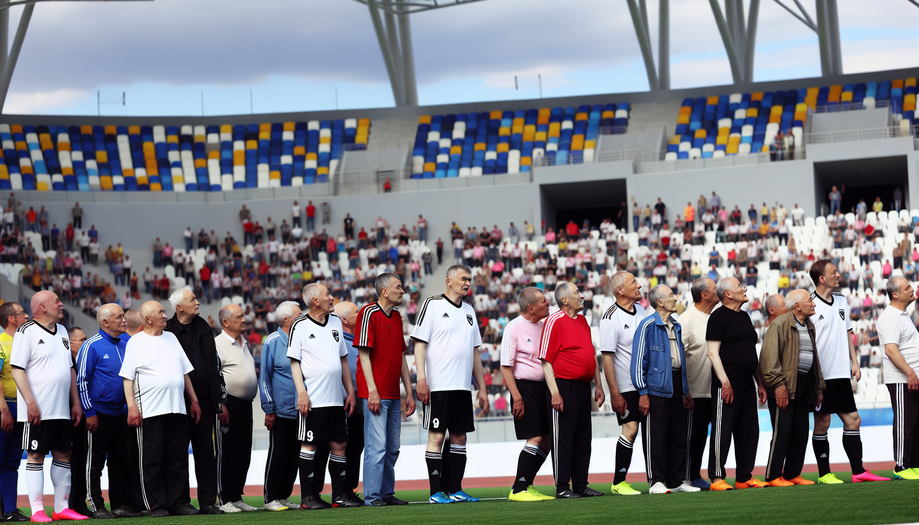 Hertha BSC läuft mit Senioren gegen 1. FC Magdeburg auf