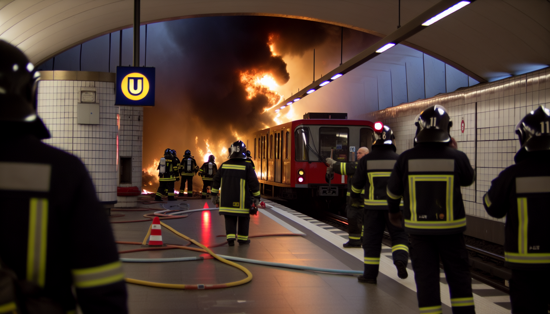 Schloßstraße'daki U-Bahn Yangını: U9 Ne Zaman Yeniden Faaliyete Geçecek?