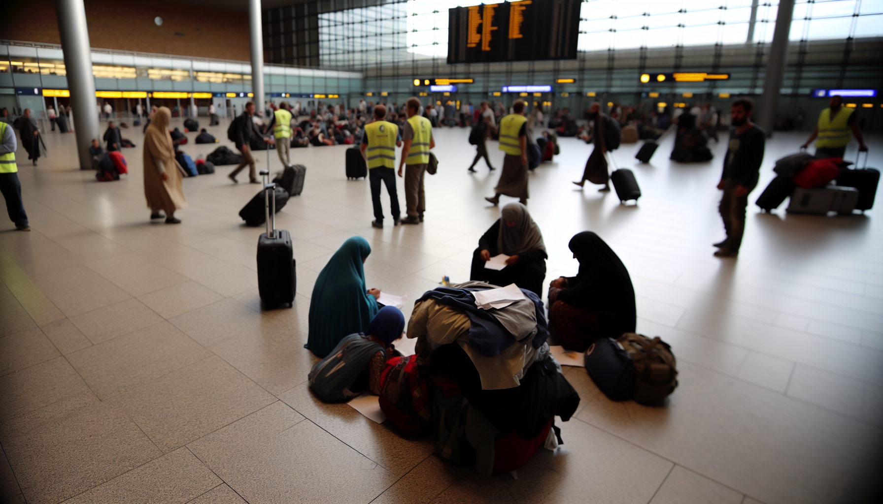 Almanya'ya Kabul Edilen 52 Afgan Göçmen Berlin'de