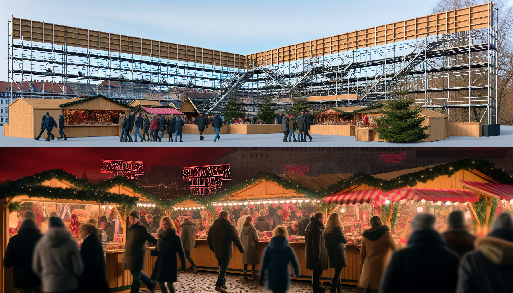 Berlin'de "Stranger Things" Temalı Noel Pazarı Başlıyor