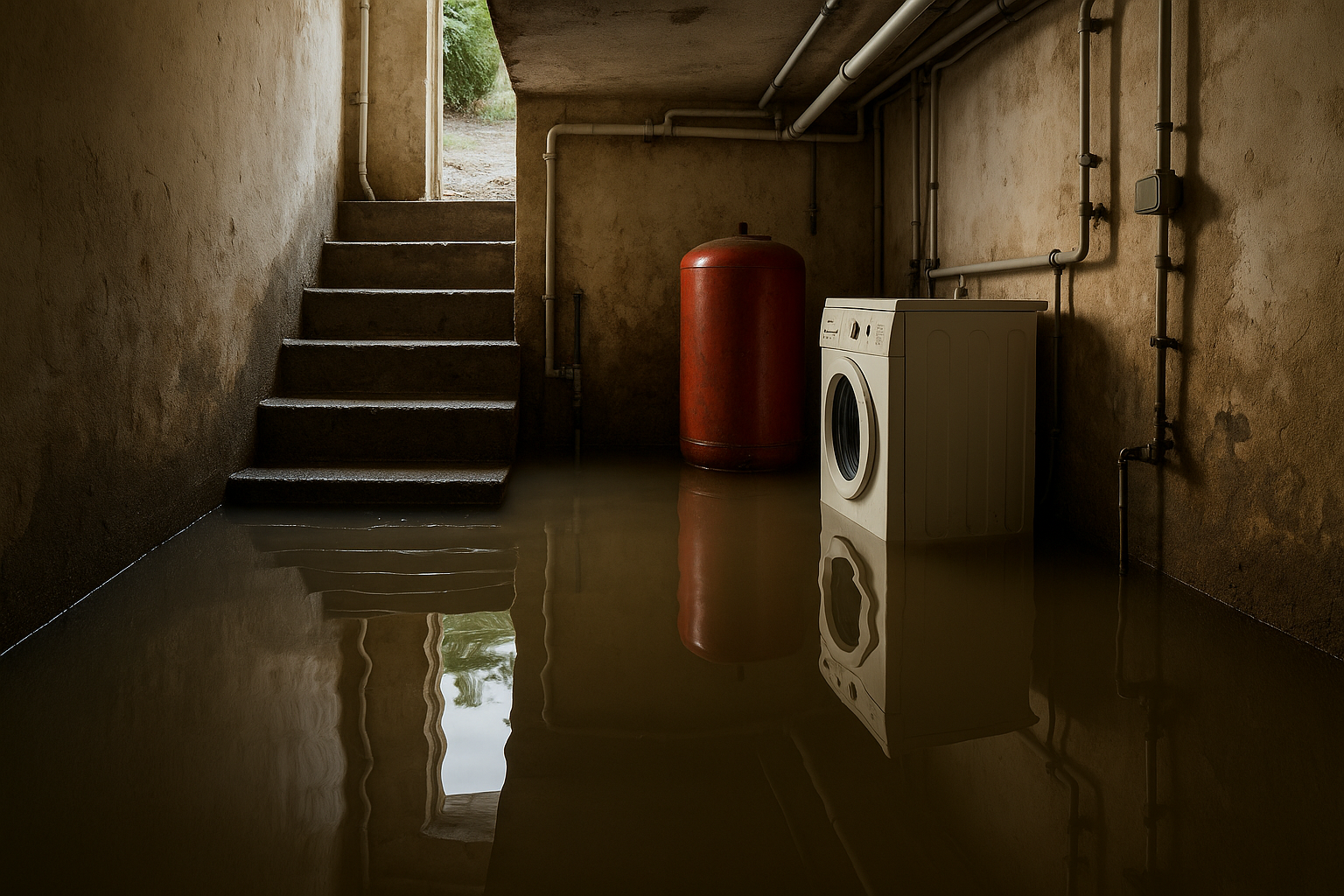 Berlin Neukölln'de Su Baskını