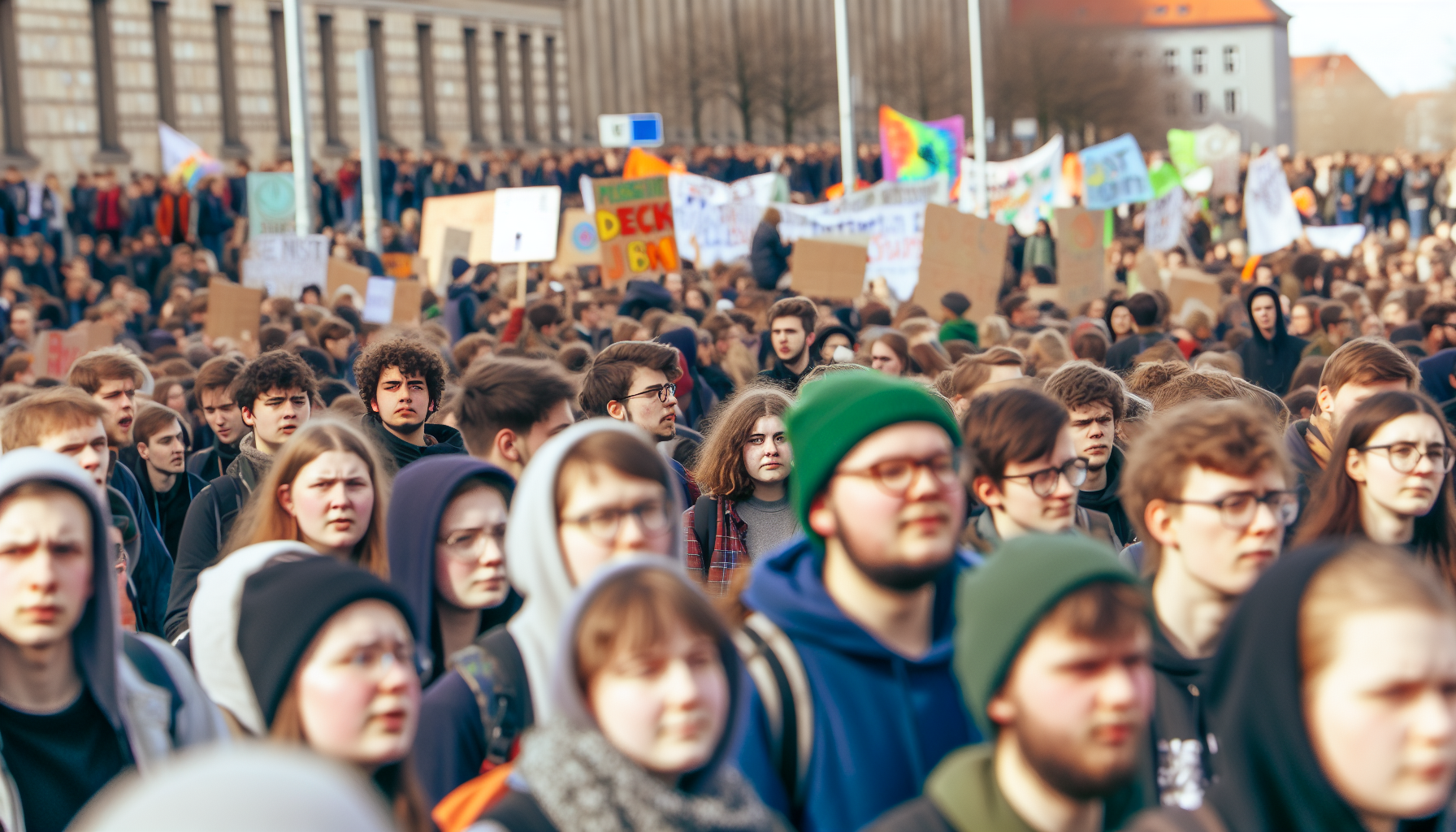 Berlin'de Öğrenci Gösterisi: Askerlik Planlarına Karşı Sesler Yükseliyor