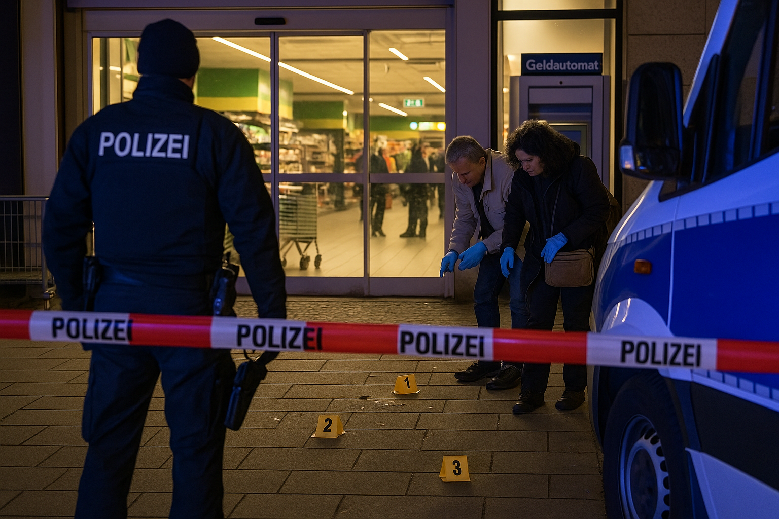 Berlin'de Süpermarkette Bıçaklı Saldırı