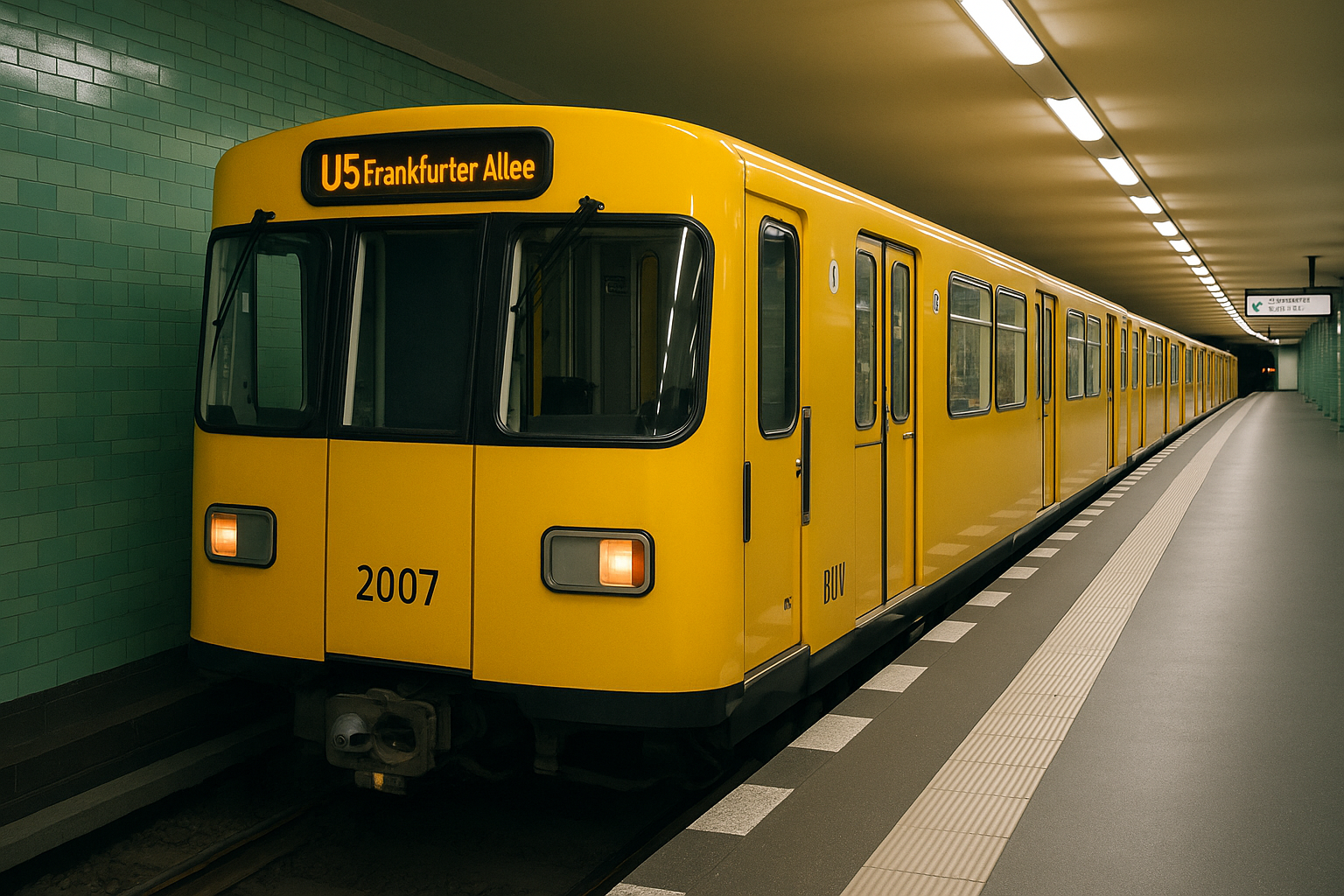 Berlin’de U5 Hattında Kesinti