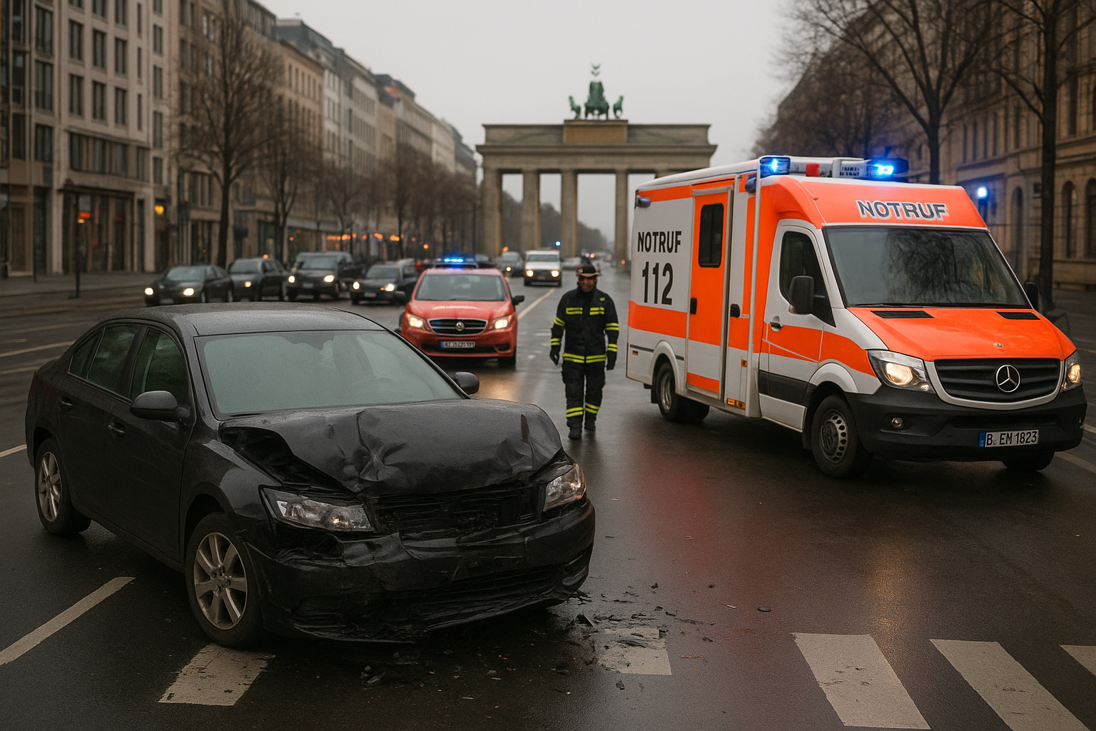 Marzahn'da genç bir sürücü trafik kazasında hayatını kaybetti
