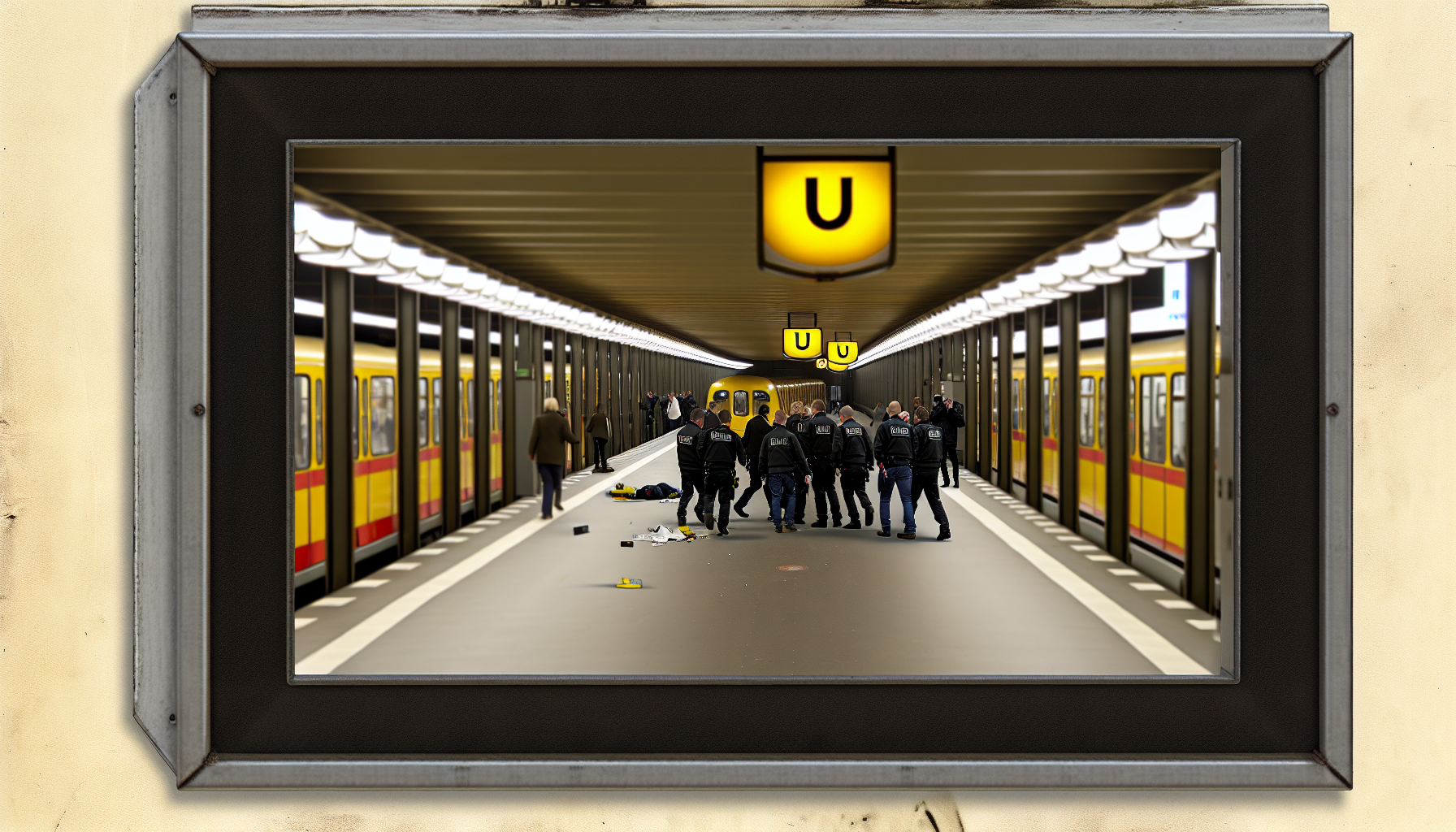 Mann schießt auf U-Bahn in Berlin: Polizei sucht Zeugen