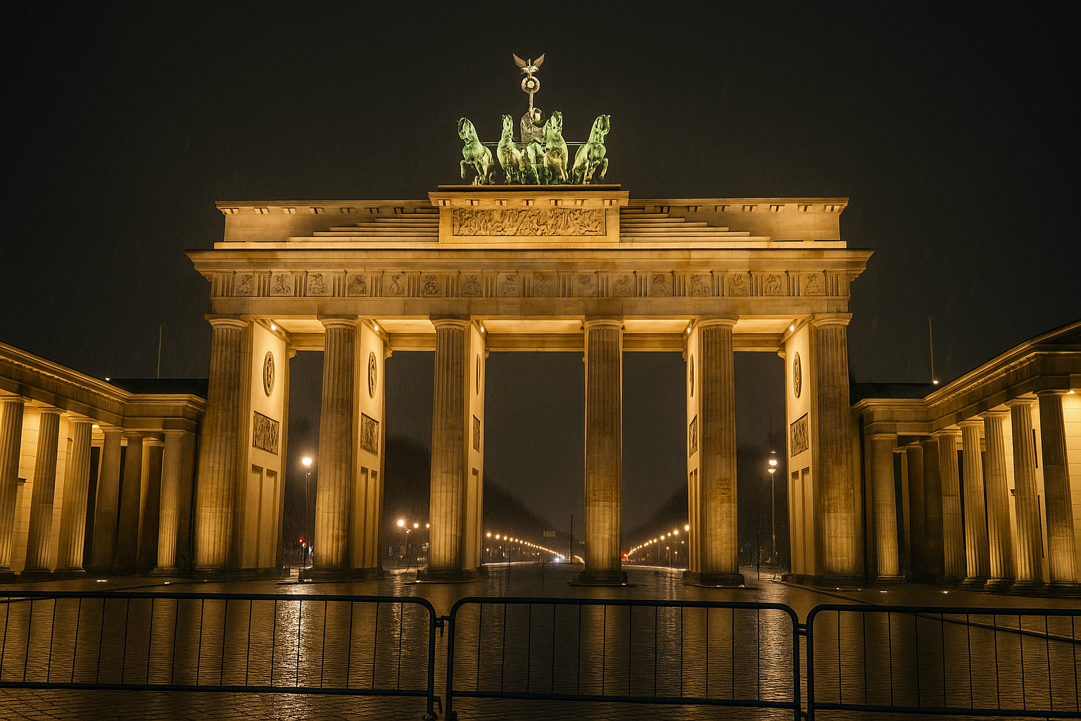 Brandenburger Tor Yeni Yıl Kutlaması İptal Edildi
