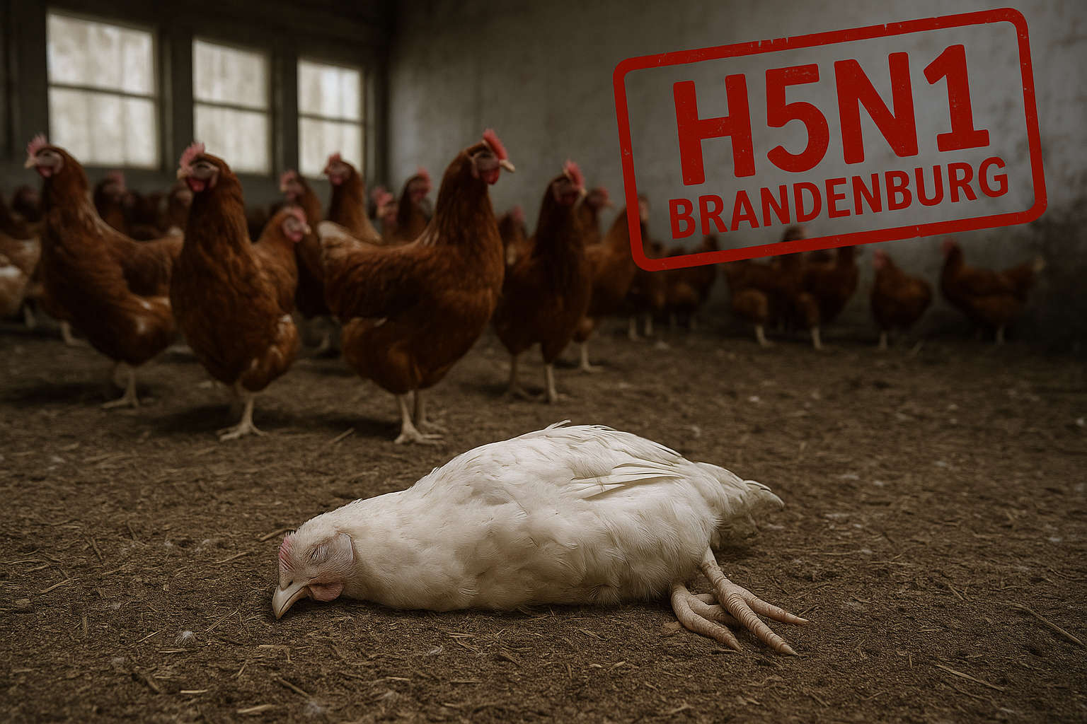 Brandenburg'da Kuş Gribi Krizi