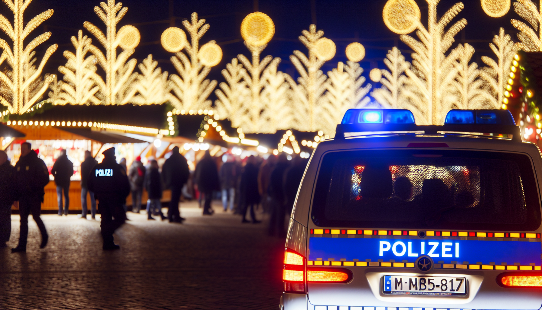 Berlin'deki Noel Pazarı'nda Güvenlik Önlemleri Artırıldı