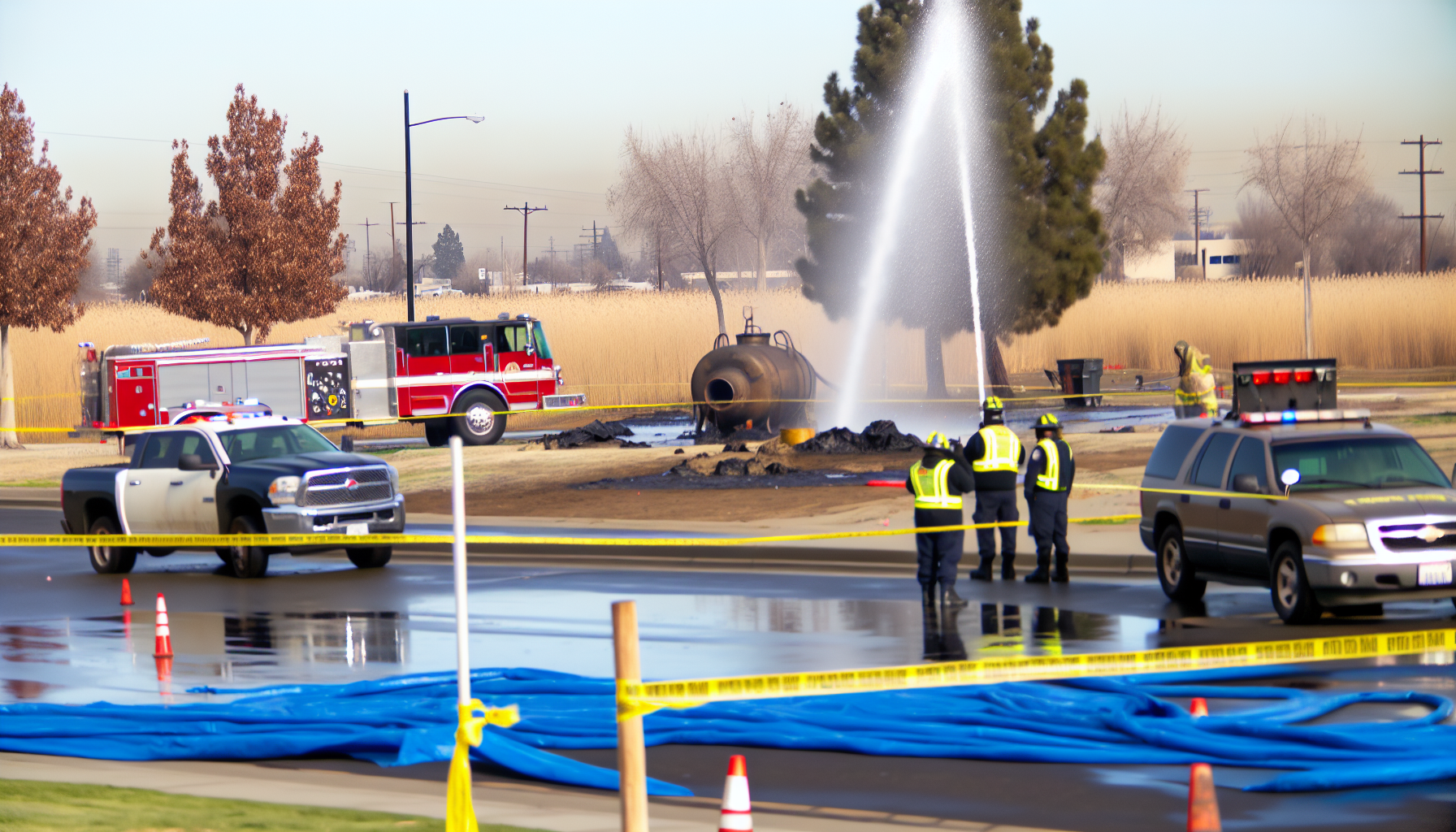 Brandenburg'da büyük petrol sızıntısı: 300.000 litre ham petrol sızdı