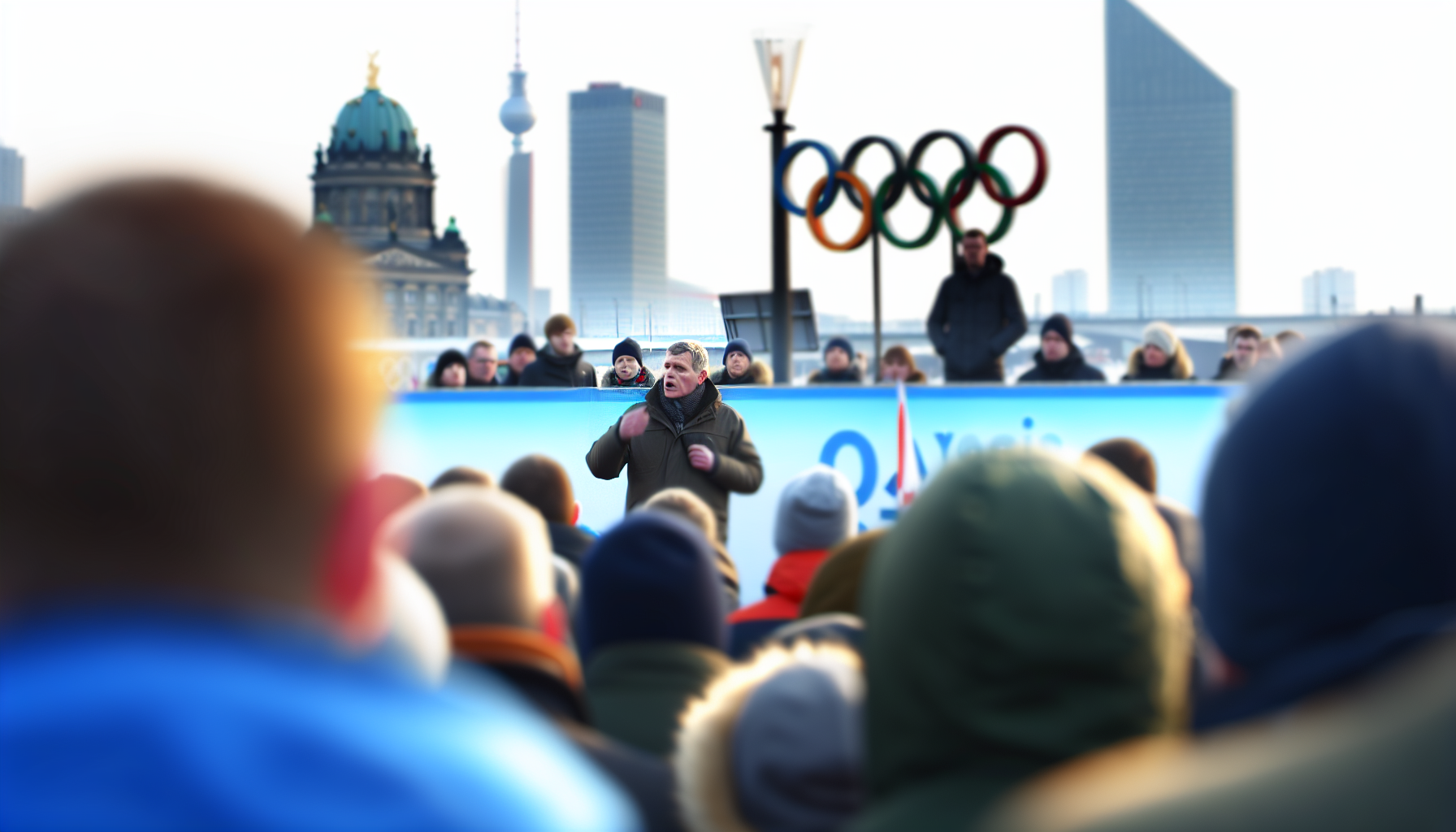 Berlin'de Olimpiyat Karşıtlarından Destek Geldi