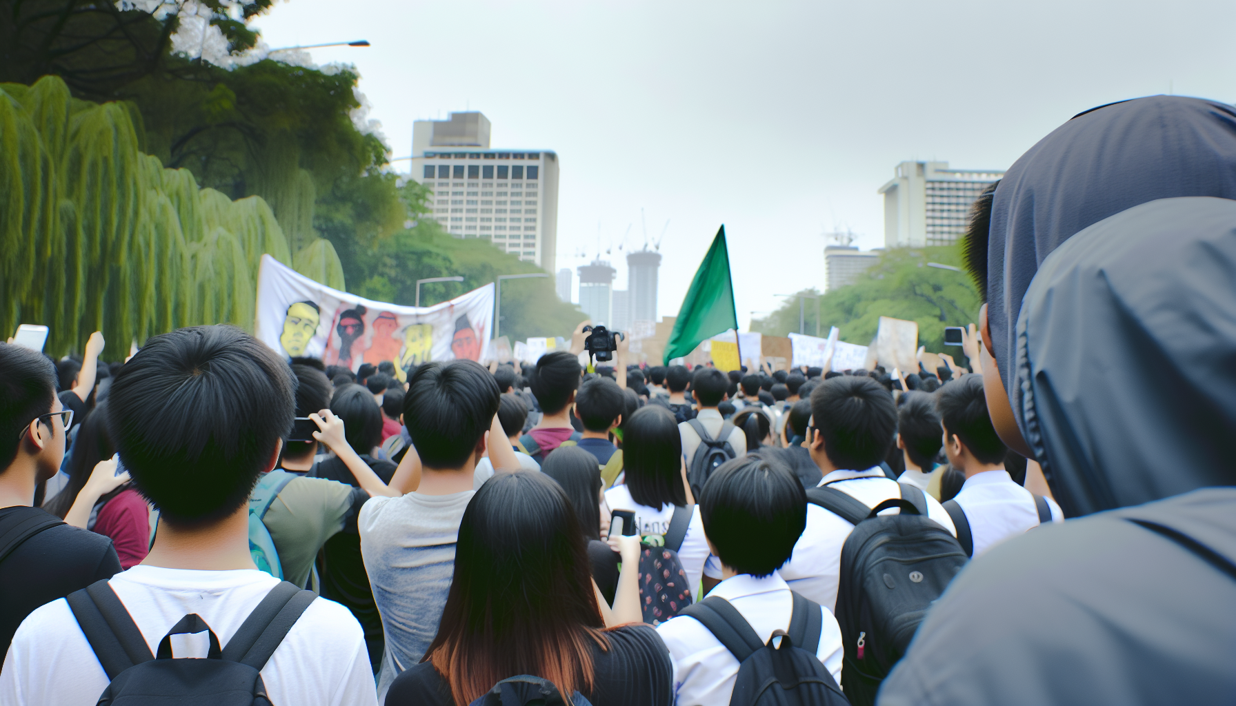 Berlin'de Askerlik Hizmeti Protestosu ve Okul Zorunluluğu