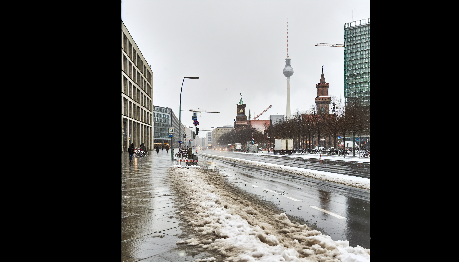 Berlin'de ilk kar geliyor: Dikkatli olun!