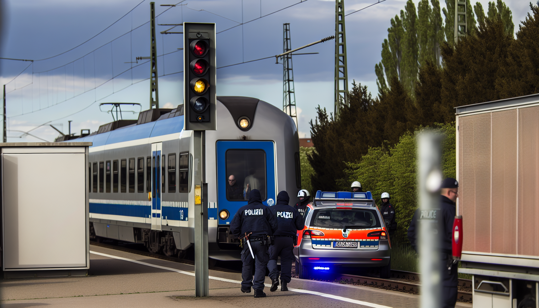 Passagiere überwältigen Messerangreifer in Regionalzug nach Berlin