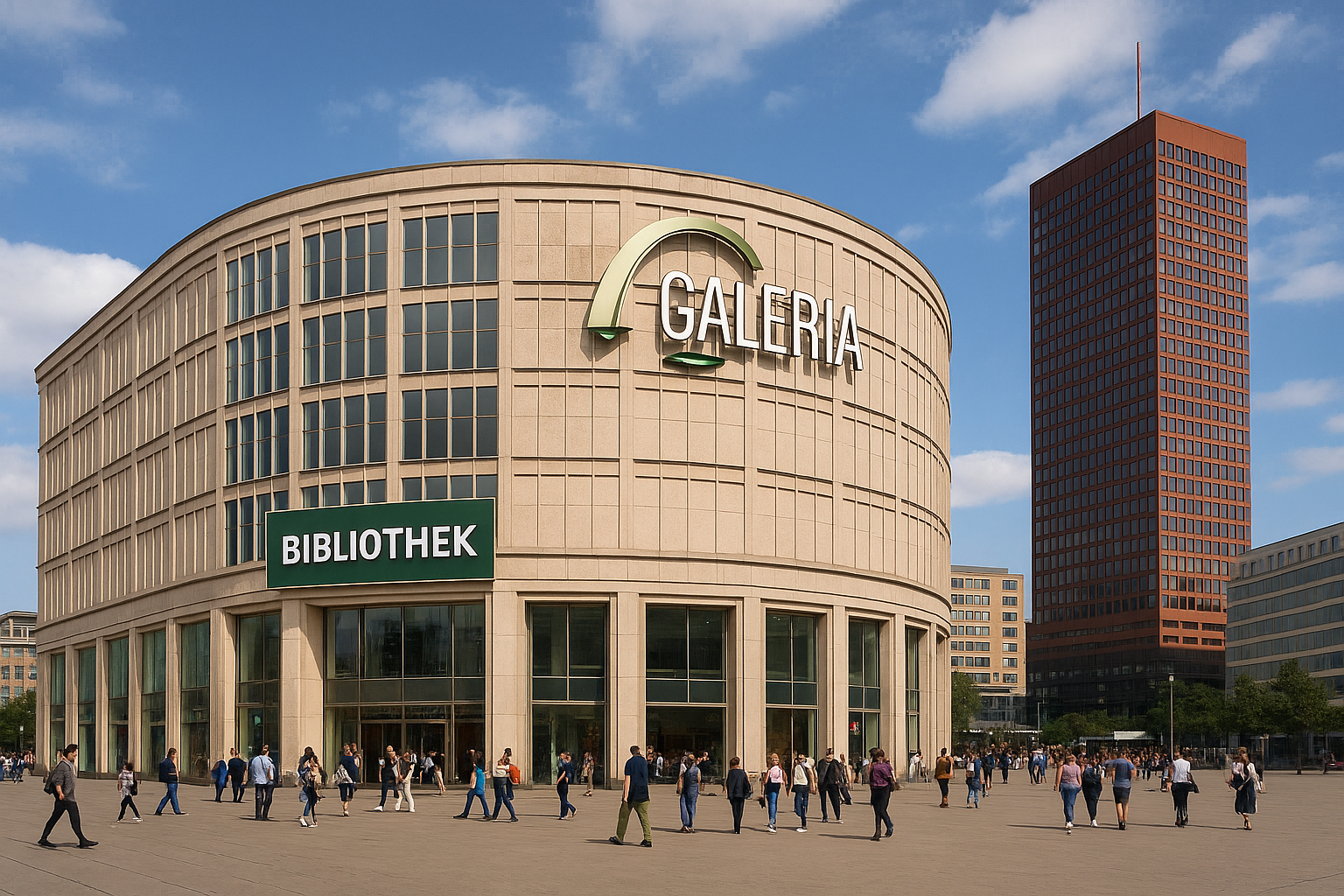 Alexanderplatz'daki Galeria Kurtarıldı