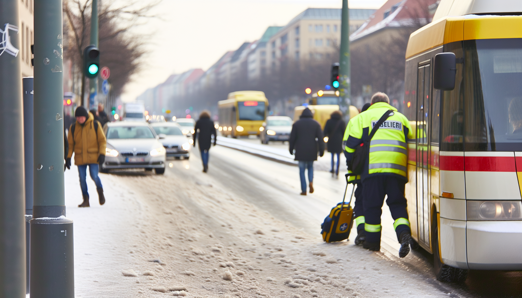 Berlin'de kış kazaları artıyor