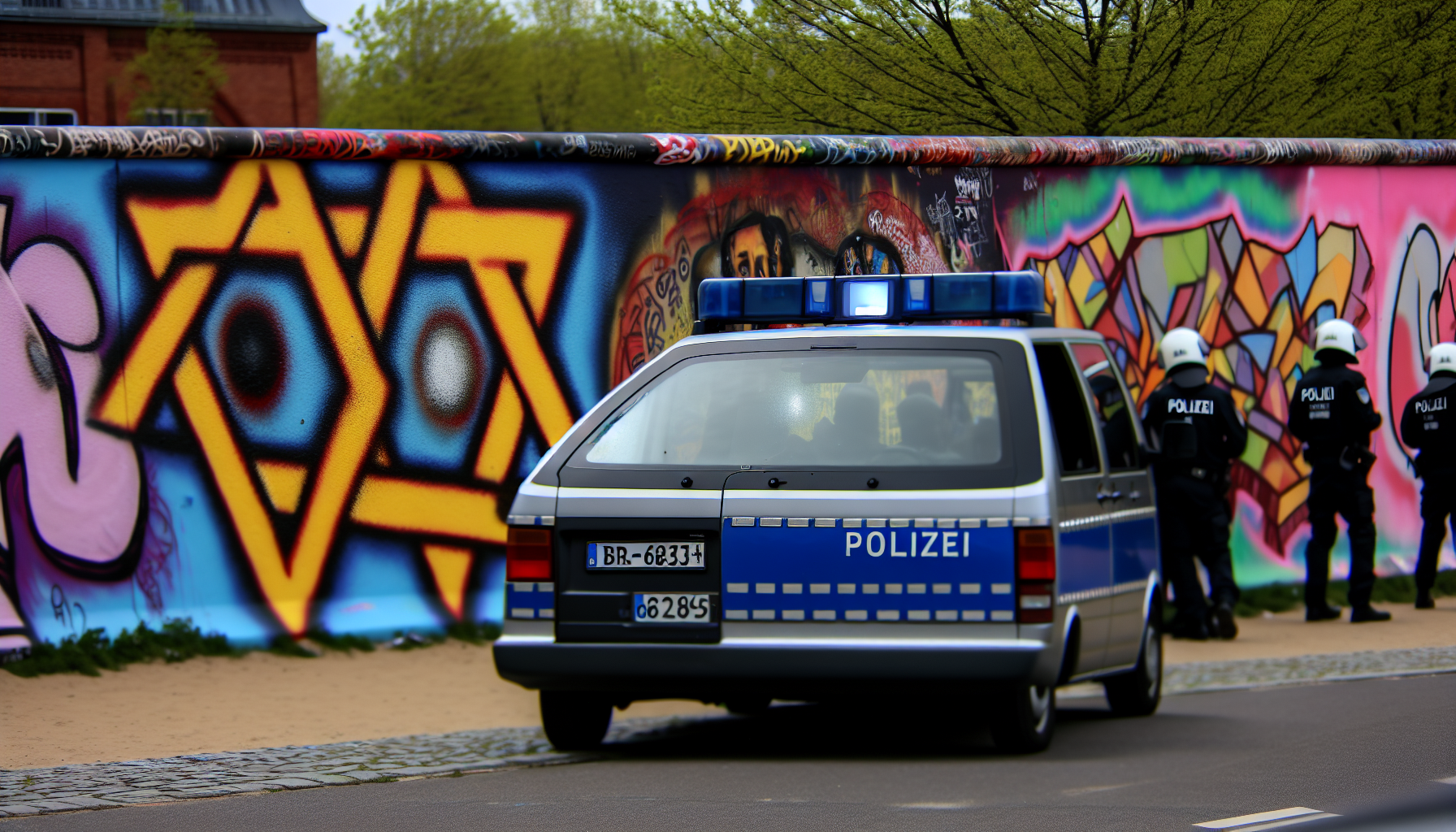 East Side Gallery'de antisemitik vandalizm olayı